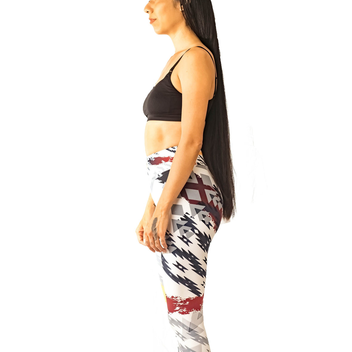 Emerald-Arrows Active Leggings  Our Indigenous Traditions – Our