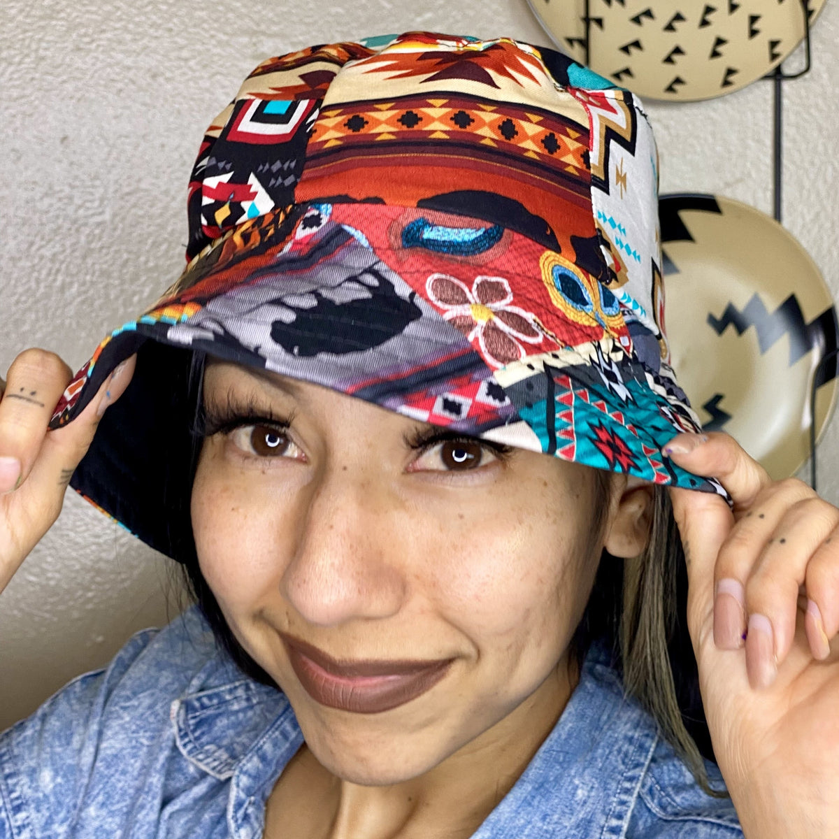 Reversible Mix Bucket Hat | Our Indigenous Traditions Clothing Brand