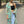 Load image into Gallery viewer, Mint Long Throw Over throwovers american, American Indian, black, blue, canada, Cardigan, clothing, clothing line, comfort, comfortable, culture, diamond, fabric, Fall, family, Fashion, first