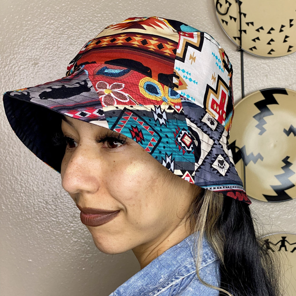 Reversible Mix Bucket Hat | Our Indigenous Traditions Clothing Brand