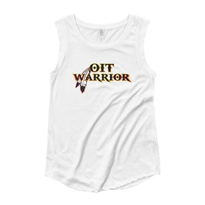 Ladies’ OIT Warrior Cap Sleeve Tee OIT Warrior womens Tee Aboriginal, accessories, america, american, American Indian, black, clothing, comfort, comfortable, comfy, cool, cotton, fabric, Fa