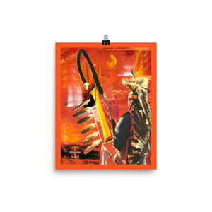 ConFlagration Poster Posters, Prints, & Visual Artwork accessories, flag staff, Indian, Indigenous, Native, native american, northern traditional, oit, oitclothing, Our, our indigenous tradit