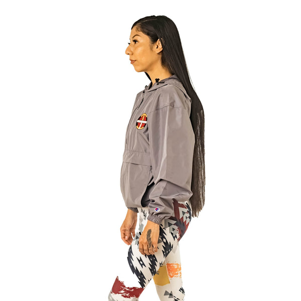OIT Embroidered Champion Packable Jacket jackets american, champion, indigenous, Jacket, native, Our, pow, tee, Traditions, workout, wow - Our Indigenous Traditions Clothing Brand