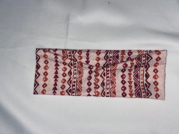 Pink Trail Headband   - Our Indigenous Traditions Clothing Brand