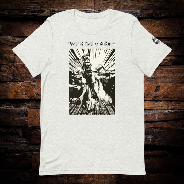 "Protect Native Culture" Tee Shirts & Tops Aboriginal, American Indian, business, clothing, clothing line, culture, dance, Indian, indigenous, indigneous, lightweight, native, New Arrival, oi