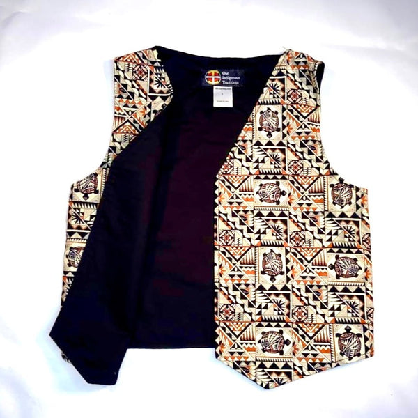 Red Turtle Toddler Vest Vest Aboriginal, American Indian, black, boys, business, childrens, clothing, clothing line, comfort, comfortable, Cotton, culture, family, Fashion, first nation, hanc