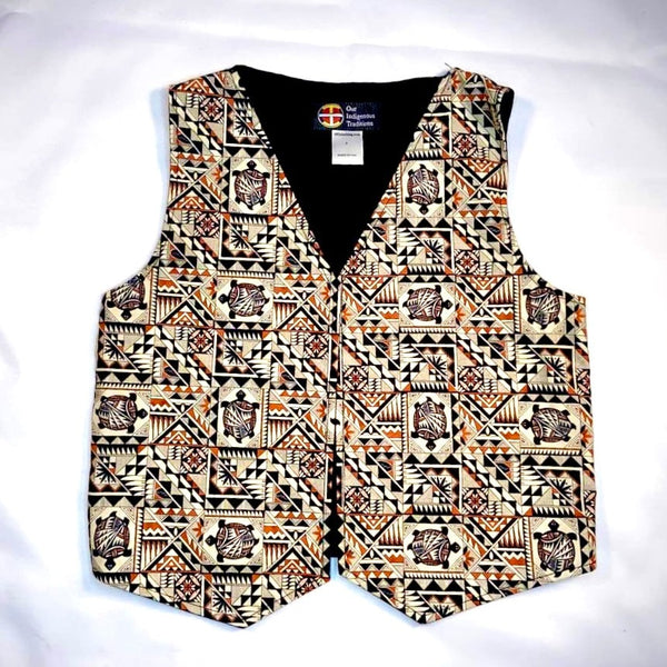 Red Turtle Toddler Vest Vest Aboriginal, American Indian, black, boys, business, childrens, clothing, clothing line, comfort, comfortable, Cotton, culture, family, Fashion, first nation, hanc