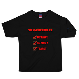 “Observe, Identify, Target” Champion Tee Champion Tee Aboriginal, america, american, champion, comfort, comfortable, Cotton, Fall, Fashion, fit, fitness, Indian, Indigenous, indigneous, M