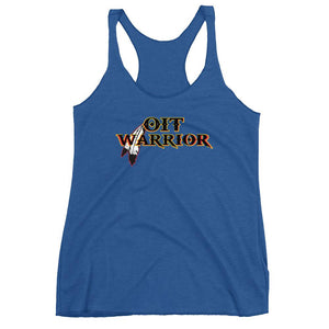 Women's OIT Warrior Racerback Tank Tank Top america, Fashion, gym, Indian, Indigenous, Native, native american, oit, oitclothing, Our, Powwow, tradition, Traditions, training, warrior - Our I