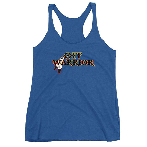 Women's OIT Warrior Racerback Tank Tank Top america, Fashion, gym, Indian, Indigenous, Native, native american, oit, oitclothing, Our, Powwow, tradition, Traditions, training, warrior - Our I