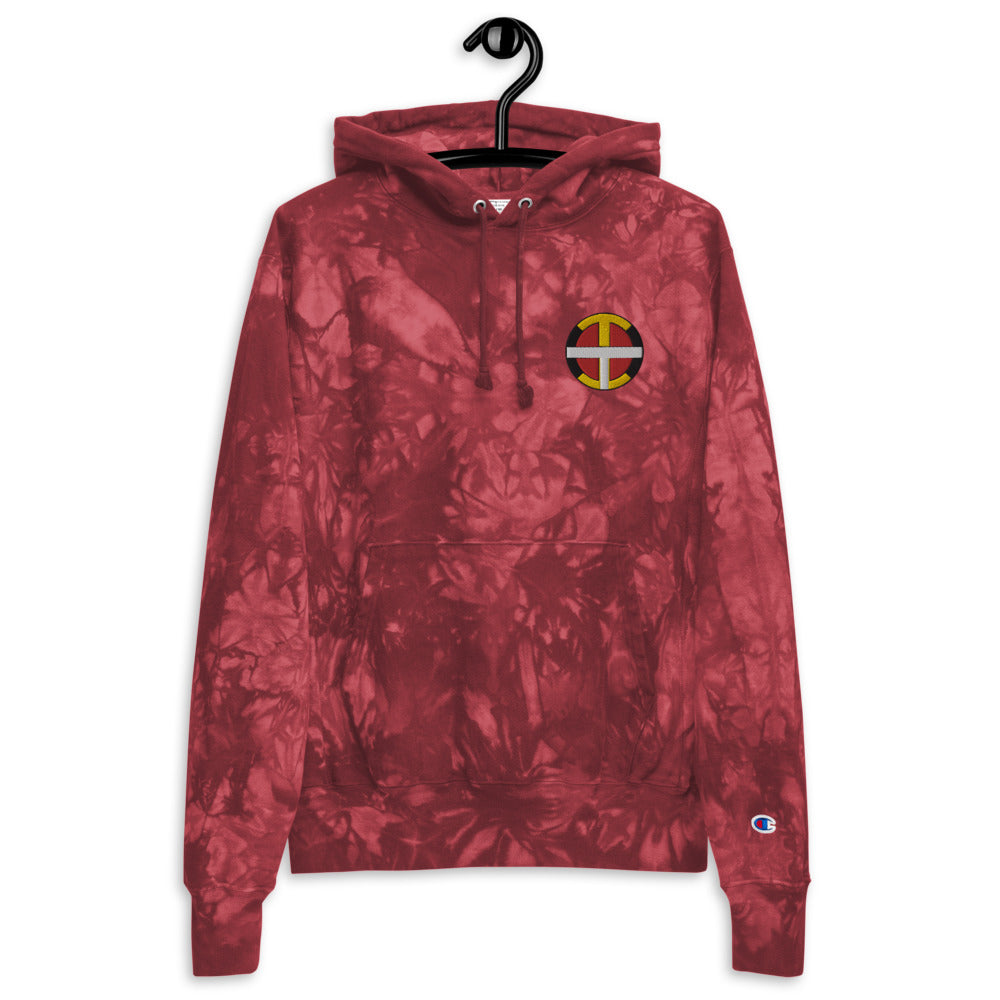 Broken promises trio on sale red tie dye hoodie