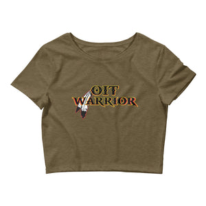 Women's OIT Warrior Crop Top Crop Top accessories, american indian, comfortable, Cotton, crop top, fabric, Fall, Fashion, Indian, Indigenous, indigenous brand, indigenous unity, Native, nativ