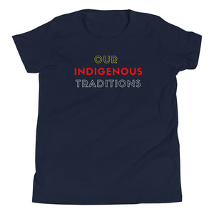 Youth OIT Shadows Tee  indigenous, kids, native, native brand, oit clothing, shadows, shirt, summer, tee, youth - Our Indigenous Traditions Clothing Brand